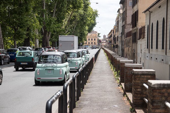 Rome: Self-Guided Tour of the City in a Fiat Topolino E-Car - Stop for Circus Maximus: a huge ancient arena with real origin-story energy