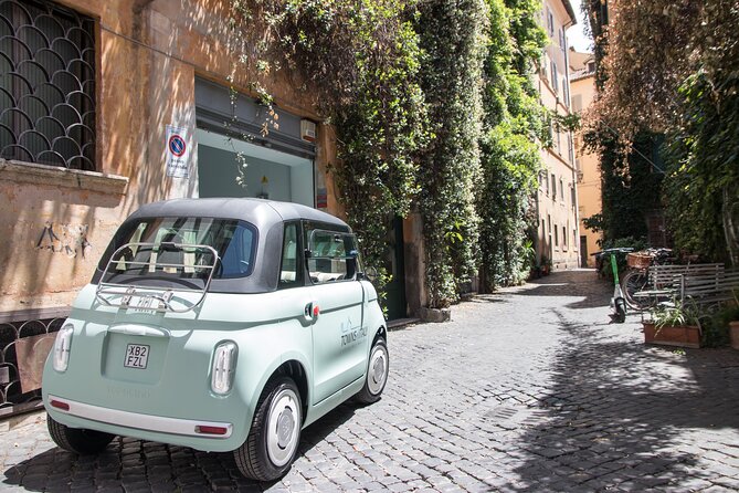 Rome: Self-Guided Tour of the City in a Fiat Topolino E-Car - Terrazza del Gianicolo: panoramic break with gelato and photo-friendly time