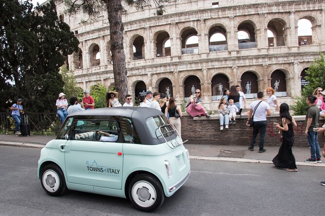 Rome: Self-Guided Tour of the City in a Fiat Topolino E-Car - Start point at Via del Cancello: small-group control meets self-guided freedom