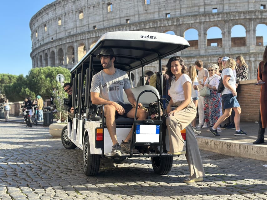 Rome: Sightseeing Tour by Golf Cart - Rione Monti and Via dei Fori Imperiali: setting the Rome scene