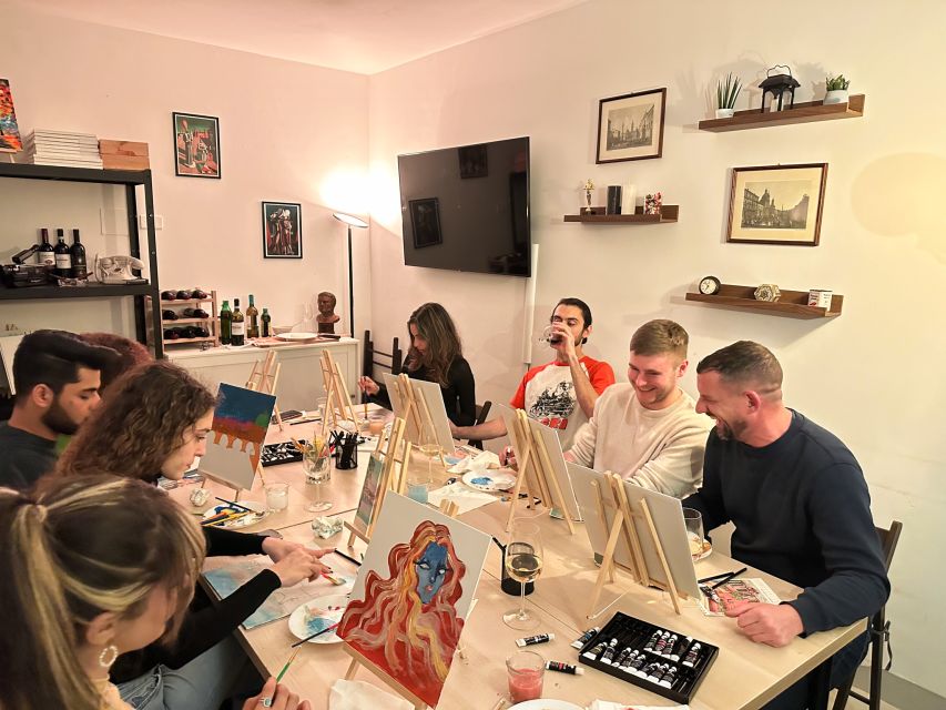 Rome: Small-Group Art Class with Wine - Inside a 17th-Century Palazzo Studio (Central, Cosy, and Different)