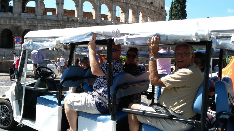 Rome: Small Group Golf Cart Highlights Tour - Key things to know before you ride