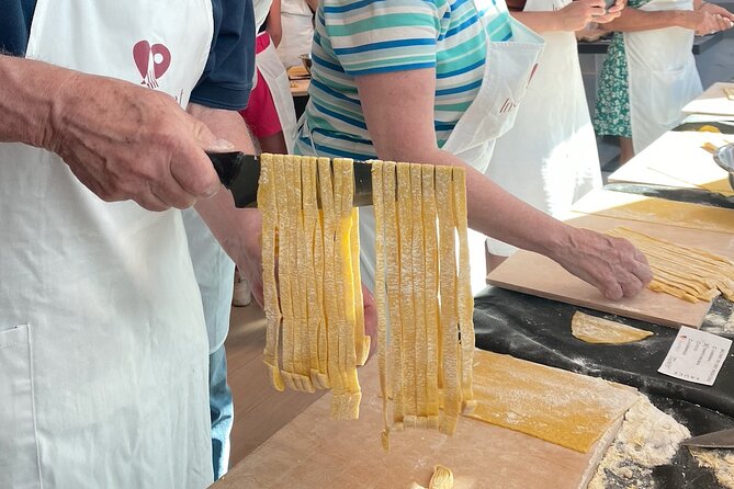 Rome Small Group Pasta Making Class with Wine and Italian Chef - What You Eat: Chips, Fresh Tomato Basil Sauce, and the No-Stress Meal