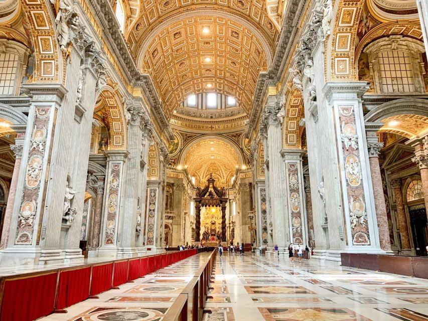 Rome: St. Peter's Basilica and Papal Tombs Walking Tour - Entering St. Peter’s Basilica: Art That Feels Like Theology