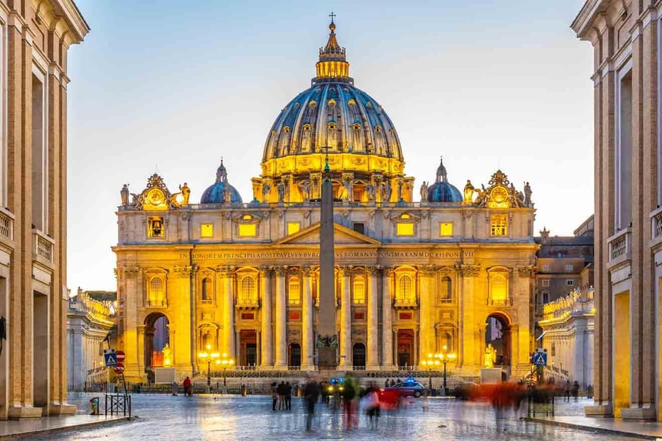Rome: St.Peter's Basilica Audio Guide with Dome Tickets - FAQ