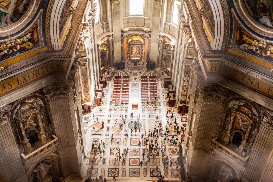 Rome: St. Peter's Basilica & Dome Entry Ticket & Audio Tour - The view from the top: St. Peter’s Square, Vatican Gardens, and distant Rome landmarks