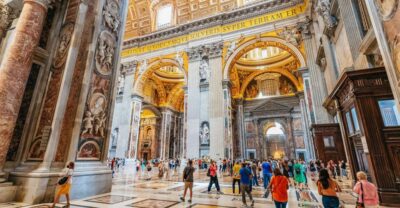 Rome: St. Peter's Basilica, Square and Grottoes Guided Tour - Meeting at Mondo Cattolico: Small Detail, Smooth Start