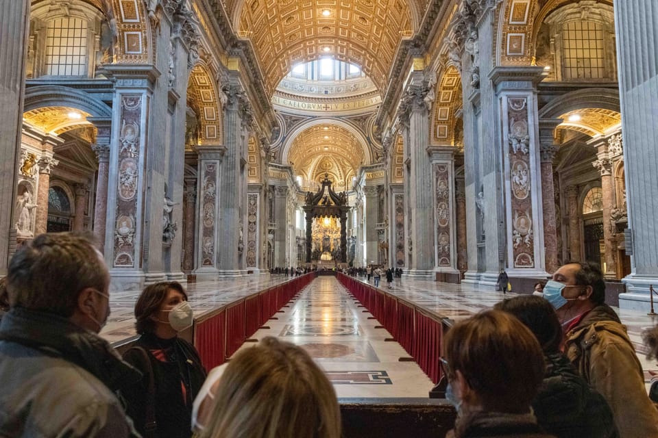 Rome: St. Peter’s Basilica Tour with Dome Lift Access - The dome climb: inner and outer rings for close-up details