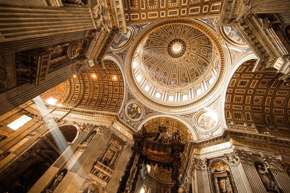 Rome: St Peter's Basilica Tour with Optional Dome Climb - Entering the Basilica: mosaics, marble, and the big evolution