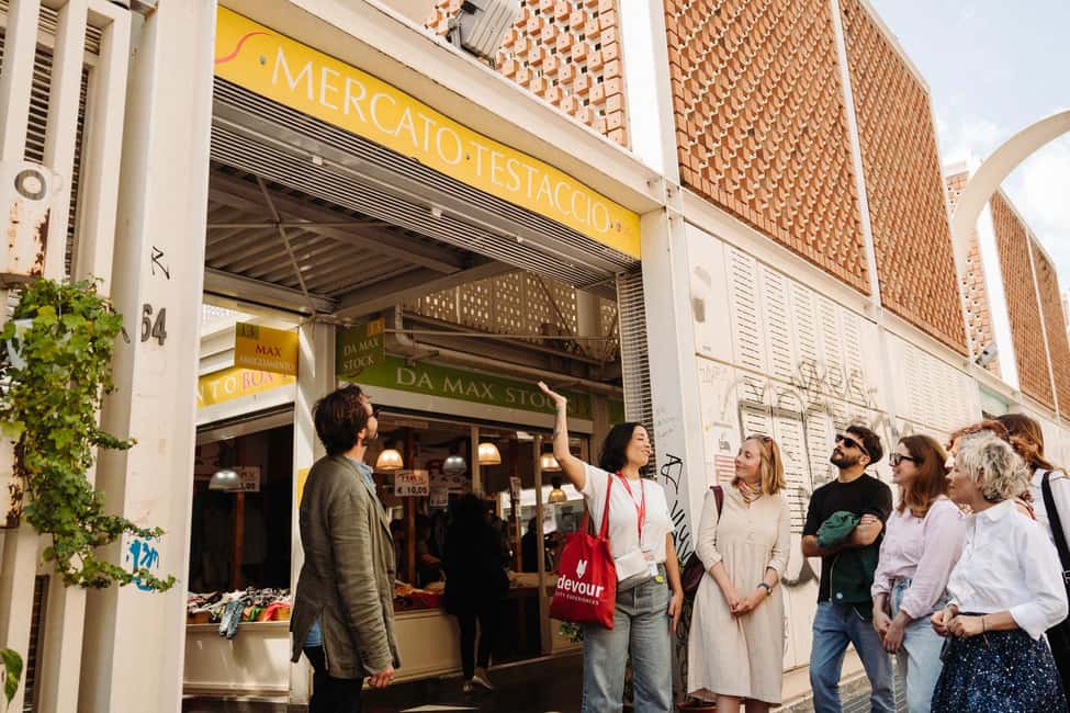 Rome: Testaccio Food & Market Tour with Pasta & Wine - Archaeological + Market Roots: Learning Monte Testaccio Without a Lecture
