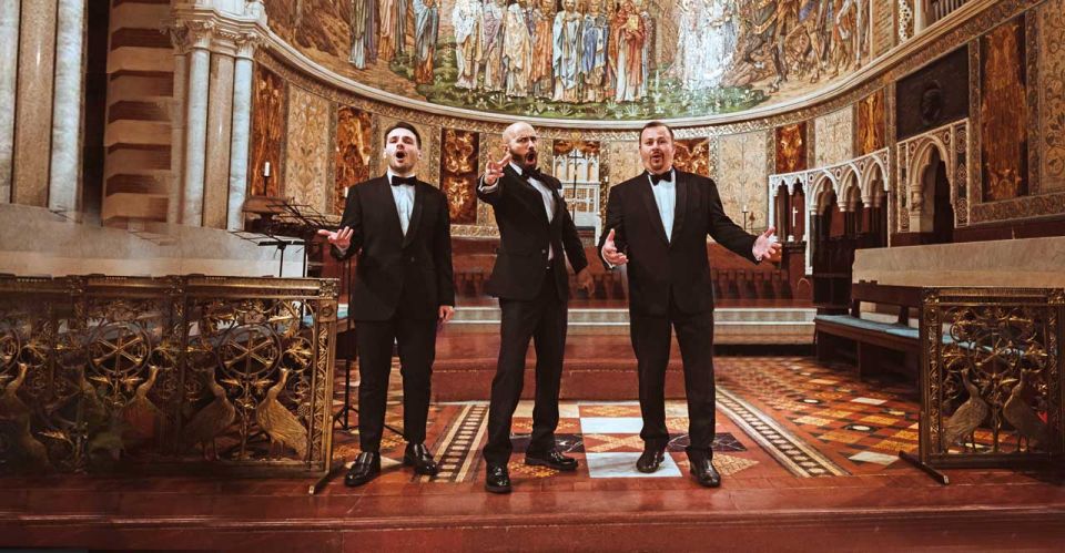 Rome: The Three Tenors at St. Paul's Church Concert Ticket - St. Paul’s Within the Walls is more than a backdrop