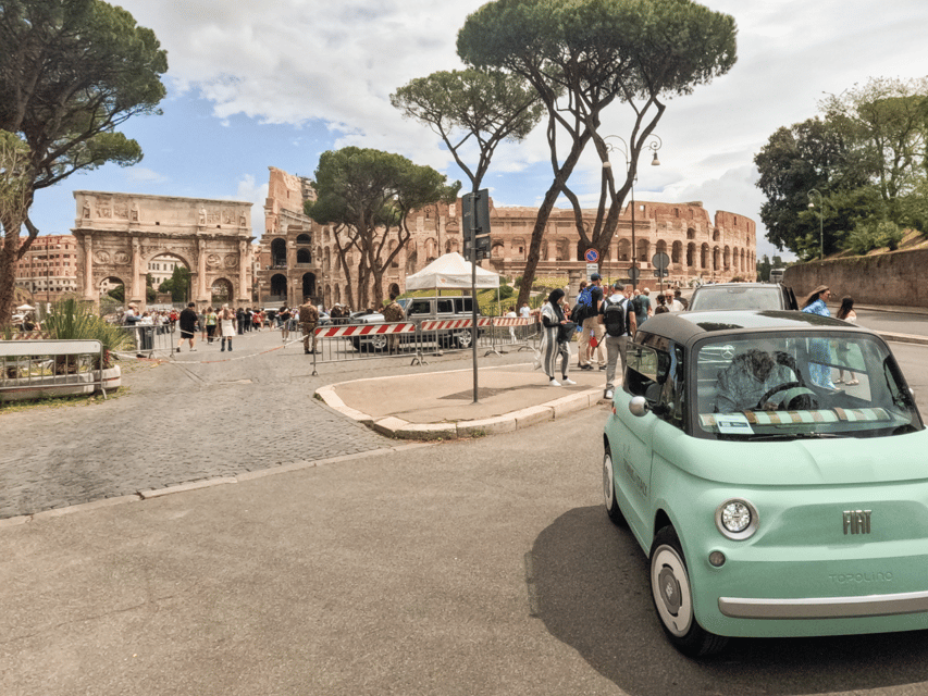 Rome: "The Unmissable" Fiat Topolino Eco-Chic Adventure! - How the Escort and Radio Commentary Make Driving Less Stressful