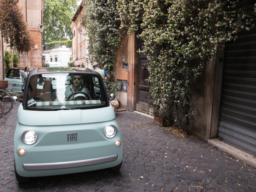 Rome: "The Unmissable" Fiat Topolino Eco-Chic Adventure! - The Comfort and Safety Angle: Built for Narrow Streets