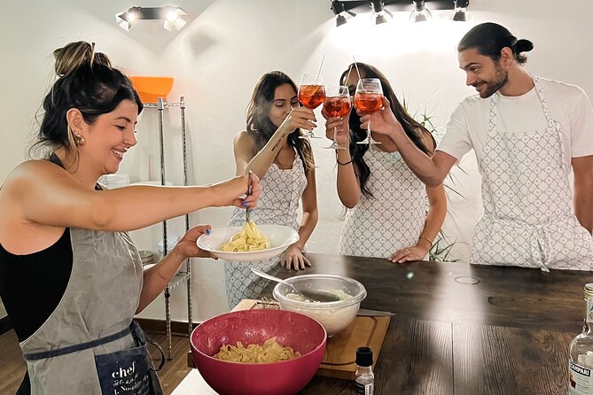 Rome Tipsy Cooking Class: Make Pasta and Mix 3 Spritz Cocktails - Dietary Limits in Plain Terms: No Gluten-Free, No Vegan, No Lactose