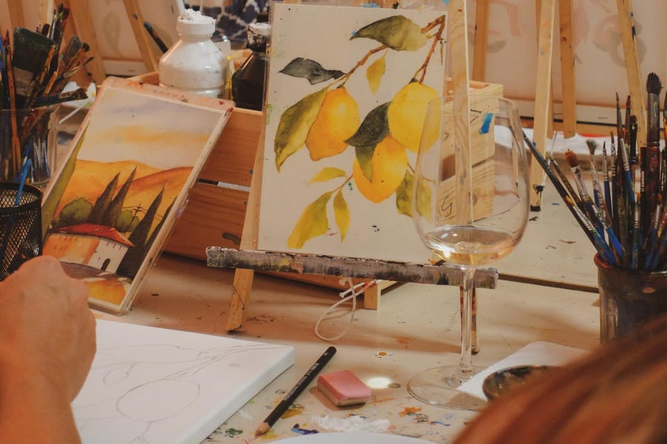 Rome: Tipsy Painting Class with Fine Wine and Arts - Key points I’d circle before you book