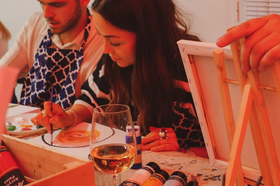 Rome: Tipsy Painting Class with Fine Wine and Arts - Hosts make or break it: the instructor energy you can expect