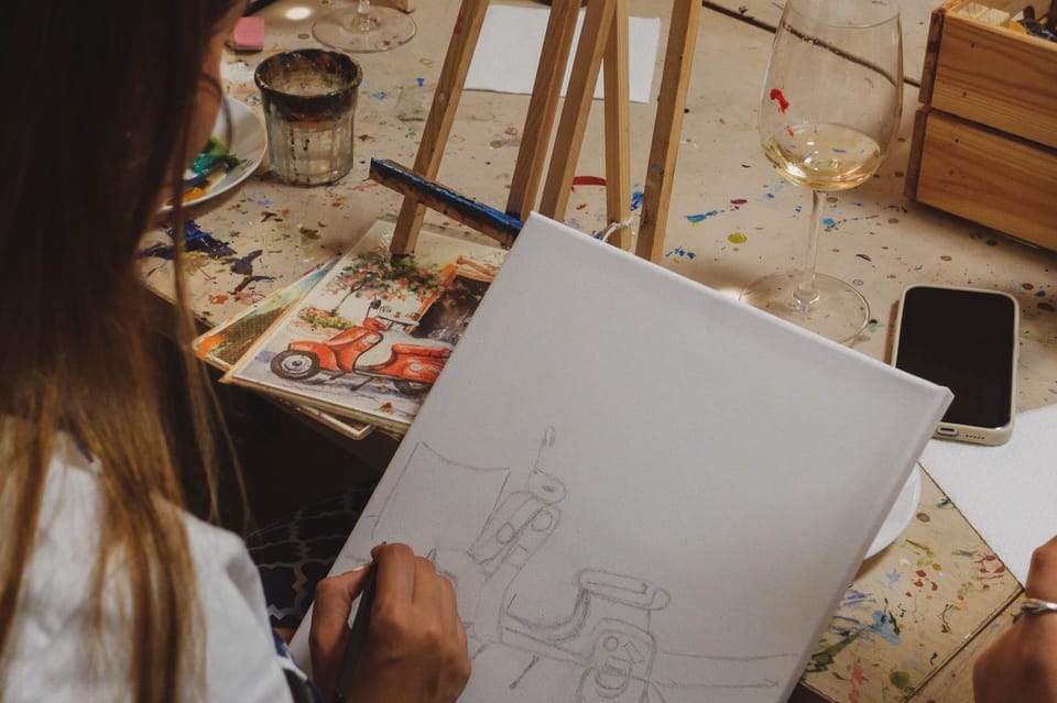 Rome: Tipsy Painting Class with Fine Wine and Arts - Who should book (and who might skip)