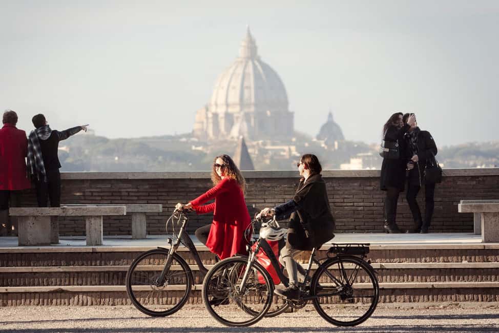 Rome: Top Highlights & Hidden Gems Tour by Cannondale E-Bike - Villa Borghese and Pincio terraces: where the city makes sense