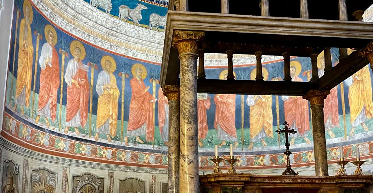 Rome: Tour of St. Clement's Basilica Underground Temples - 14 meters down: the 4th-century church and early martyr frescoes