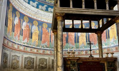 Rome: Tour of St. Clement's Basilica Underground Temples - The 12th-century basilica apse: golden mosaic and symbolism