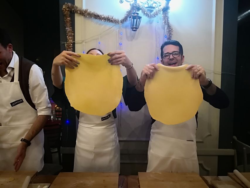 Rome: Traditional Cooking Class in the Jewish Ghetto - The 3-course meal: wine, tasting, and the dessert that sticks