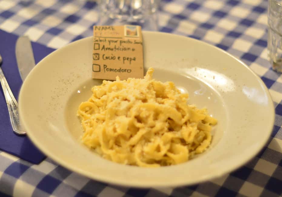 Rome: Traditional Pasta and Tiramisu Cooking Class - Meeting at GOAT Gallery: why this class starts off easy