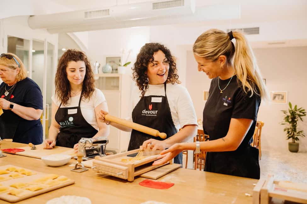 Rome: Traditional Pasta Making Class with Wine & Gelato - Key moments that matter