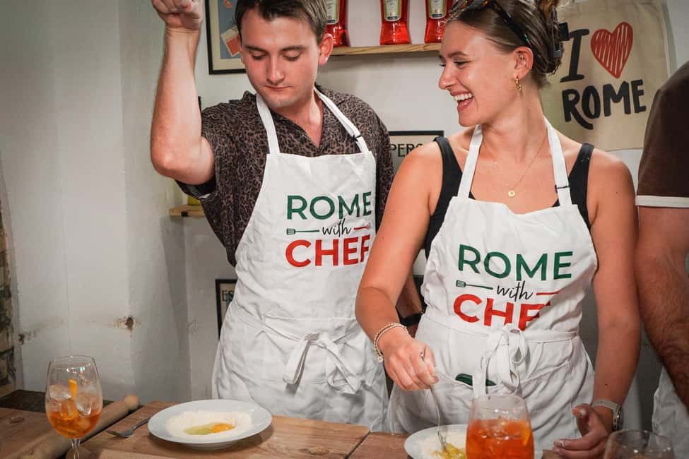 Rome: Traditional Pasta with Cocktails Cooking Class - Rome With Chef: what this cooking class really feels like