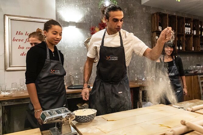 Rome Trastevere Pasta Making Class with Eating Europe - The Rione XIII trattoria: making fettuccine and ravioli the Roman way