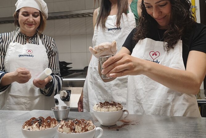 Rome Trastevere: Tiramisù & Gelato Class with Savoiardo Baking - What you eat during the class