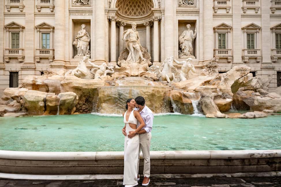 Rome: Trevi Fountain Private Early Morning Photoshoot - How the Photographer Turns You Into Movement (Not Just Stills)