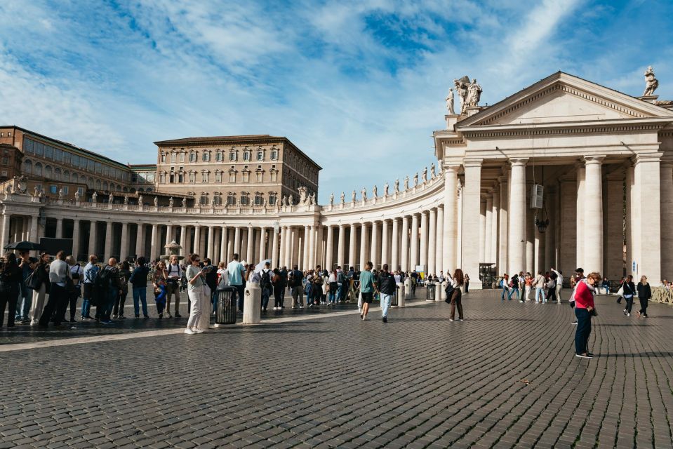 Rome: Trionfale and Prati Food and Wine Tasting Tour - The walk toward Via Ottaviano, Via di Porta Angelica, and St Peter’s Square
