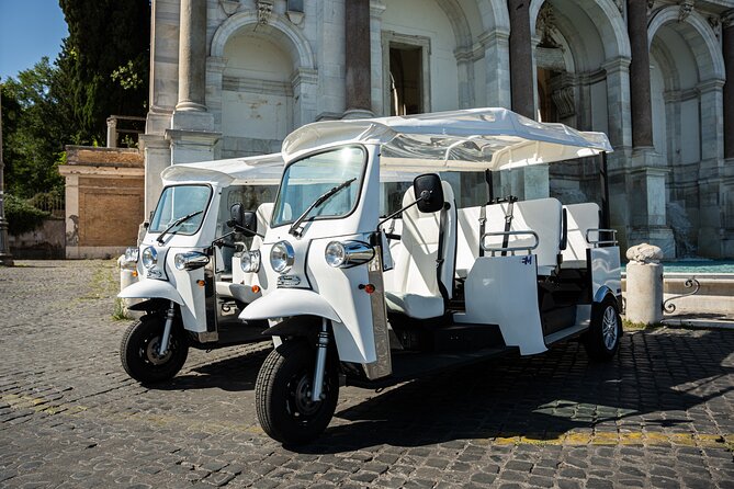Rome Tuk-tuk Tour with Hotel Pickup and Prosecco - Key things to know before you ride