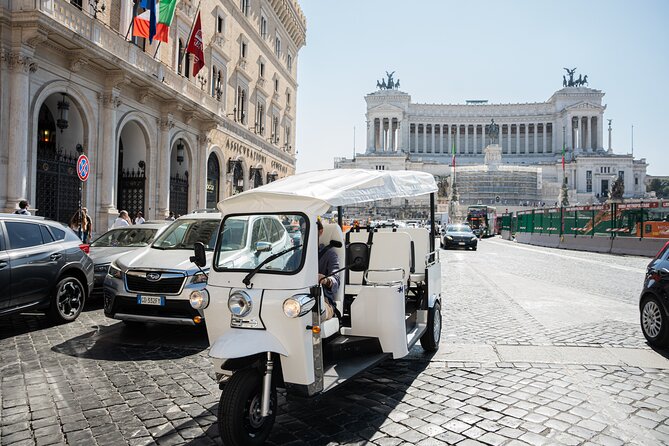 Rome Tuk-tuk Tour with Hotel Pickup and Prosecco - Why a Rome tuk-tuk circuit beats a long walk