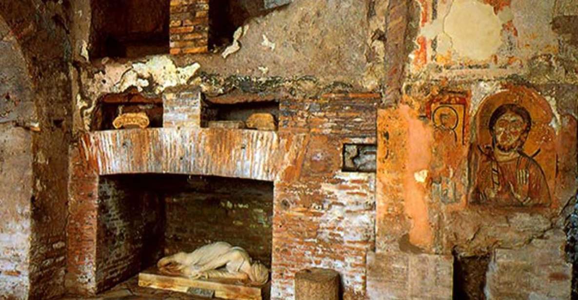Rome: Underground Catacombs Guided Tour with Transfer - Meeting at Santi Cosma e Damiano: your starting point