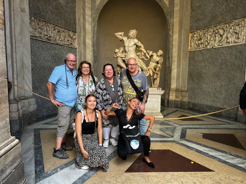 Rome: Vatican Museum and Sistine Chapel Group Tour in German - Meeting at Caffe Vaticano and how the start works