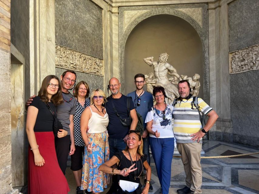 Rome: Vatican Museum and Sistine Chapel Group Tour in German - Sistine Chapel: Michelangelo’s frescoes in one focused moment