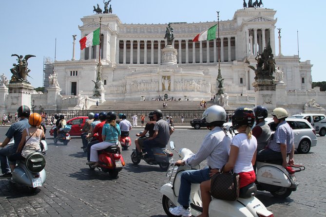 Rome Vespa Grand Tour - The Colosseum area: first big wow, then street-level understanding
