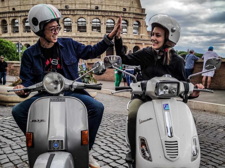 Rome Vespa Half-Day Tour with Private Driver - Price and value check for $181.26 per person