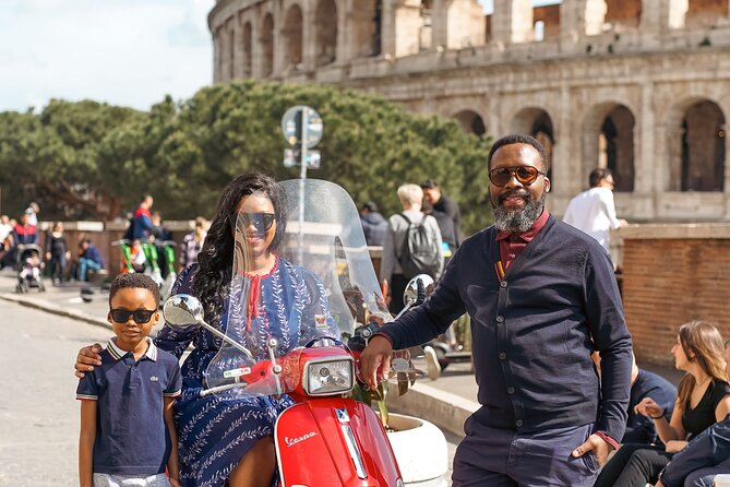Rome Vespa Scooter Tour with Professional Photographer - The Colosseum Stop: Photos First, Ticket Later