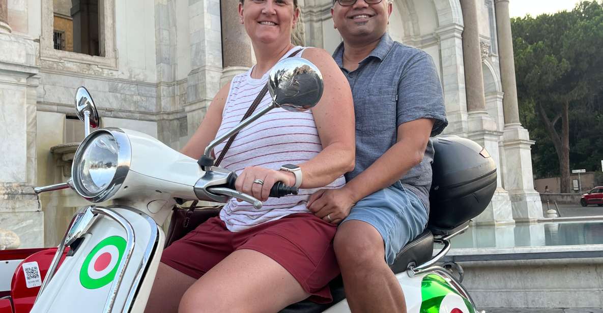 Rome: Vespa Self-Drive Tour with Gelato - Getting set up near the Vatican: licenses, checks, and safety