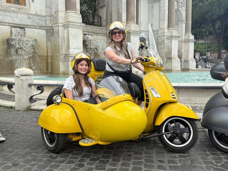 Rome: Vespa Sidecar Tour with Hotel Transfers & Gelato - Key takeaways before you pick a Vespa sidecar tour