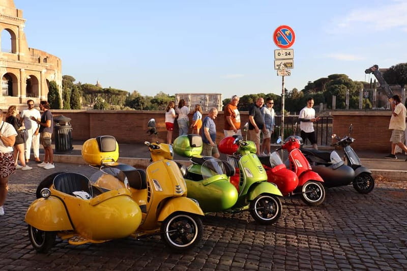 Rome: Vespa Sidecar Tour with Hotel Transfers & Gelato - Safety and comfort: what to plan for on a sidecar ride