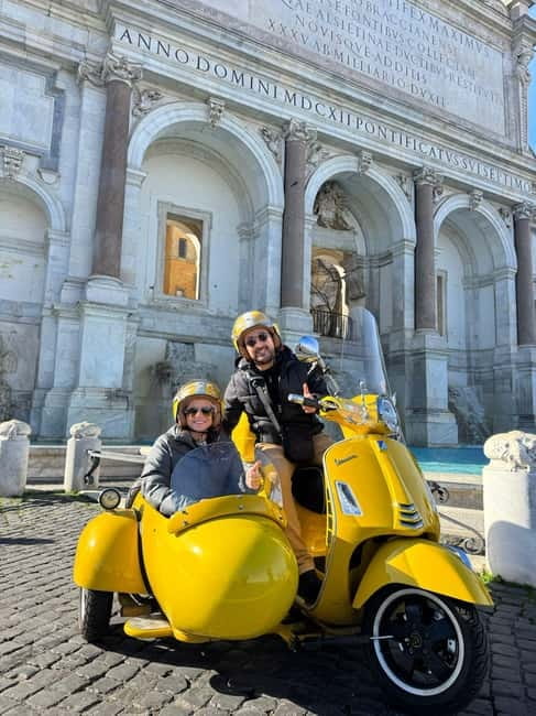 Rome: Vespa Sidecar Tour with Hotel Transfers & Gelato - Fontana dell’Acqua Paola (Il Fontanone): the final “wrap it up” view
