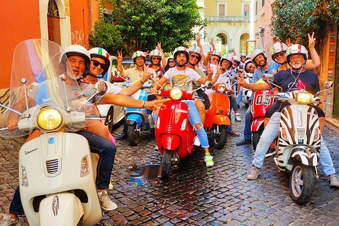 Rome Vespa Small Group Sightseeing Tour, 3 Hour Experience - Pantheon and Trevi Fountain: the big-name finish, paced right