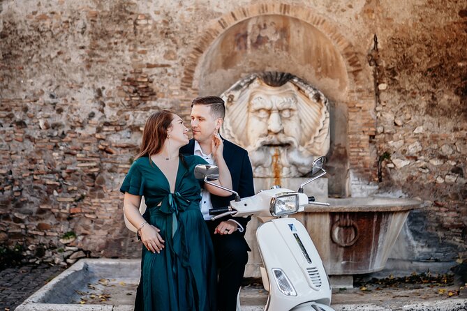 Rome Vespa Small Group Tour with Photoshoot - The Aventine stops: Roseto Comunale and Giardino degli Aranci
