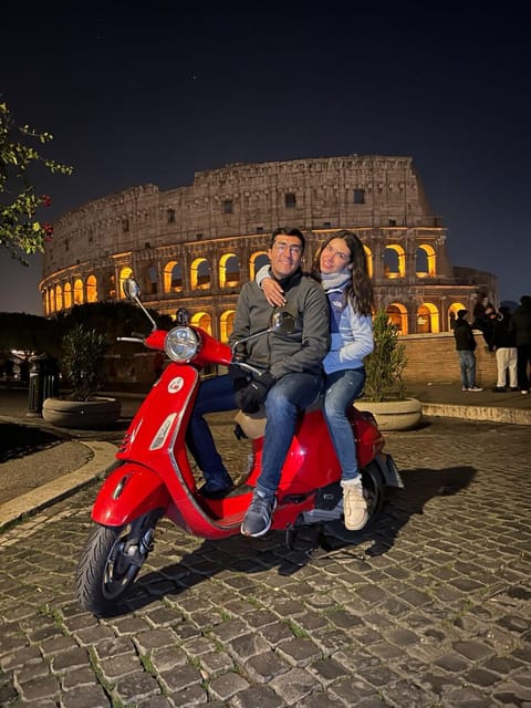 Rome: Vespa Tour & Professional Photoshoot - Colosseum photo stop: fast, outside, and timed for photos