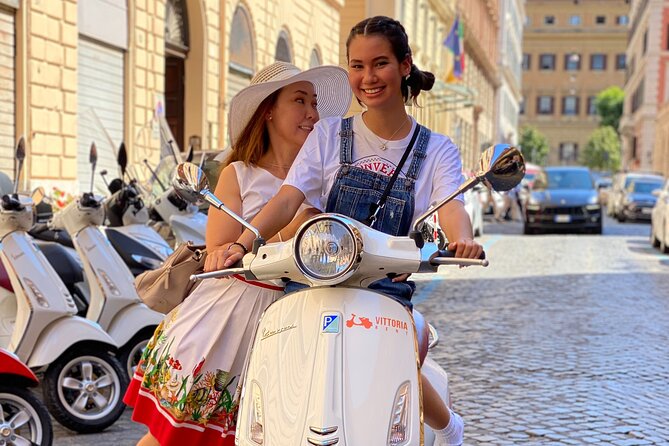 Rome Vespa Tour with Gelato Stop - St. Peter’s Basilica photo stop and the Gianicolo viewpoint payoff
