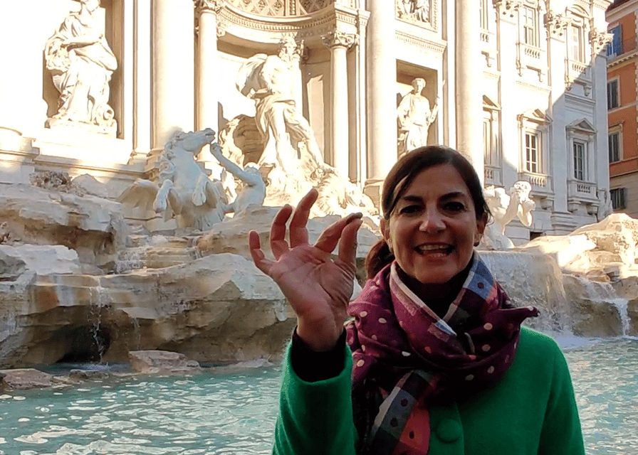 Rome: Video Tour Guides in ENG at your own pace - Turning the hand-drawn map into a real-world route