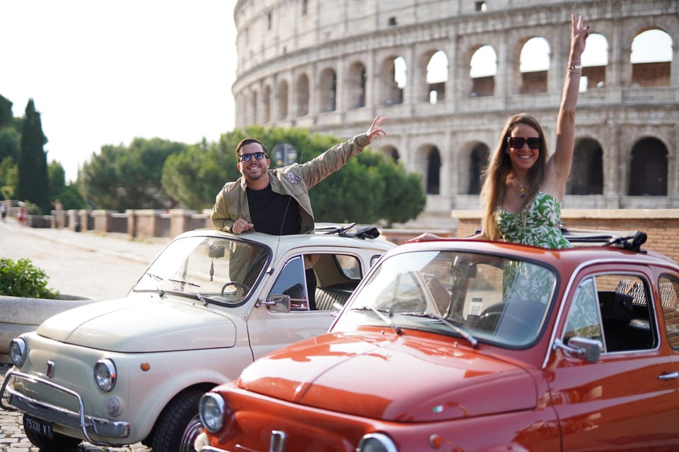 Rome: Vintage Car Tour with Professional Photographer - Colosseum Photo Stop: When the Photographer Takes Over